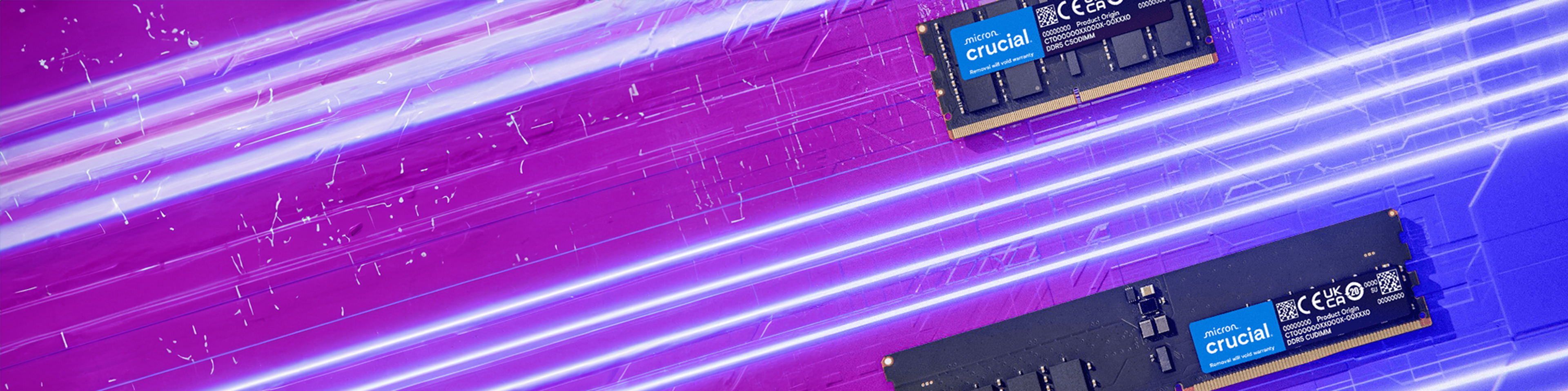 Crucial Pro 64GB DDR5-6400 memory kit, product photograph